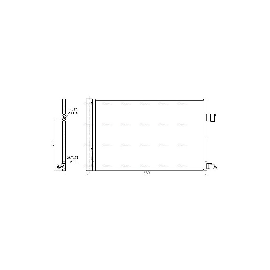 AC Condenser - AVA JE5090D