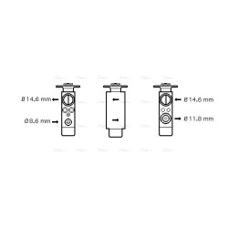AC Expansion Valve - AVA JR1046