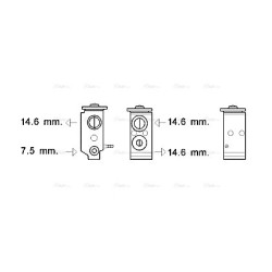 AC Expansion Valve - AVA KA1277