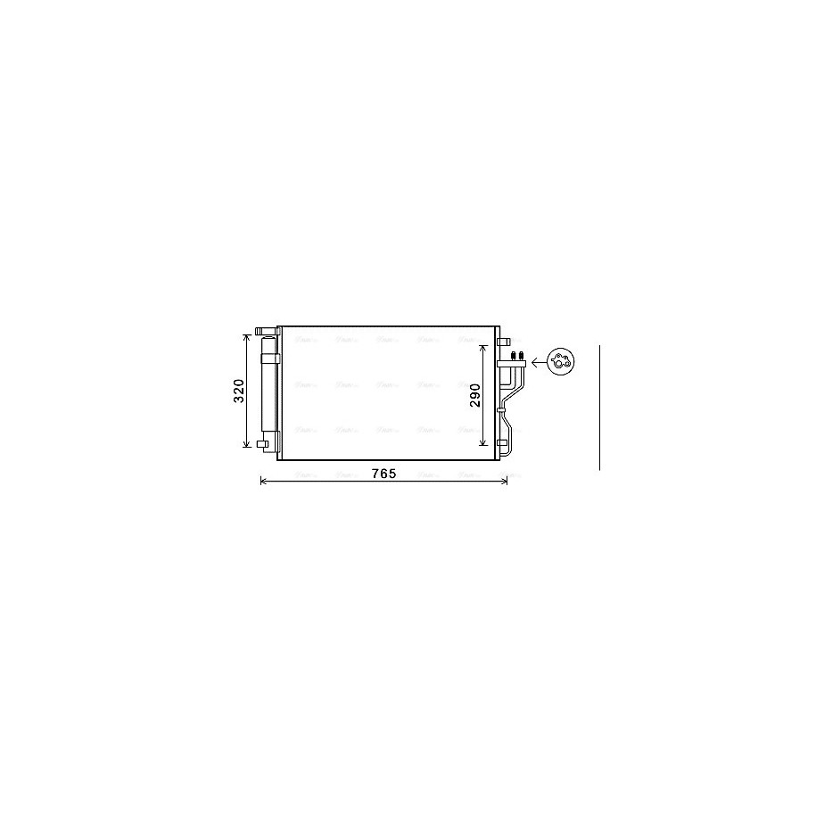 AC Condenser - AVA KA5153D