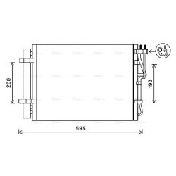 AC Condenser - AVA KA5198D