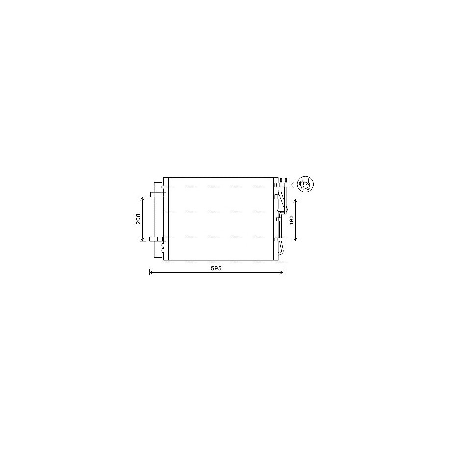 AC Condenser - AVA KA5198D