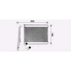 Heater Matrix - AVA KA6306