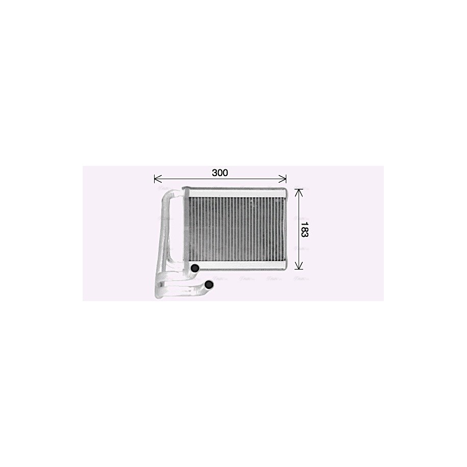 Heater Matrix - AVA KA6306