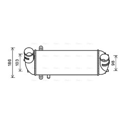 Intercooler - AVA KAA4212