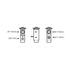 AC Expansion Valve - AVA MC1017