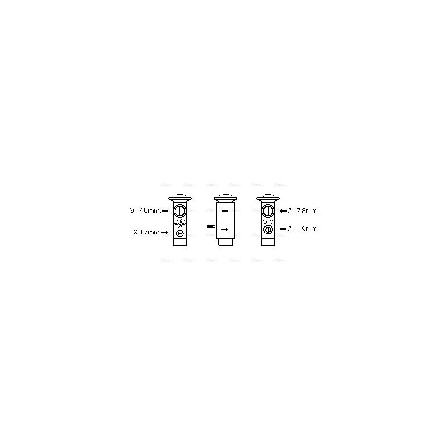 AC Expansion Valve - AVA MC1017