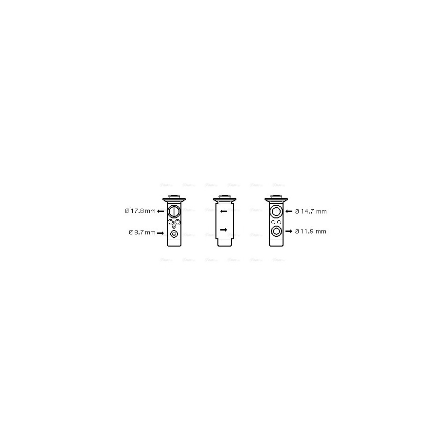 AC Expansion Valve - AVA ME1256