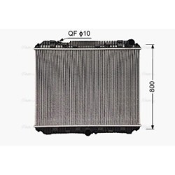Radiator - Engine Cooling - AVA ME2336N