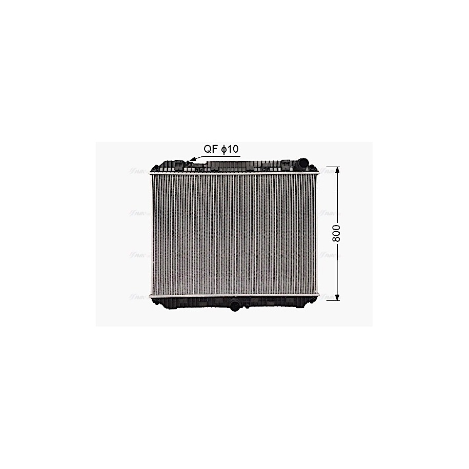 Radiator - Engine Cooling - AVA ME2336N