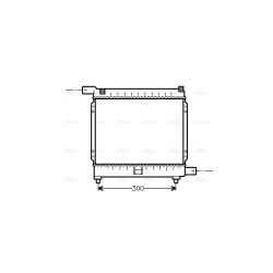 Radiator - Engine Cooling - AVA MS2039