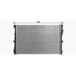 Radiator - Engine Cooling - AVA MS2728