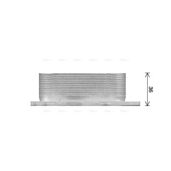 Engine Oil Cooler - AVA MS3744