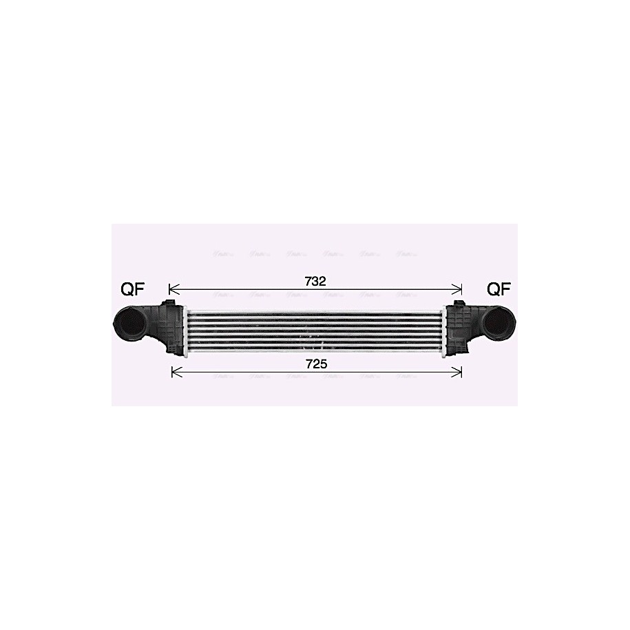 Intercooler - AVA MS4726