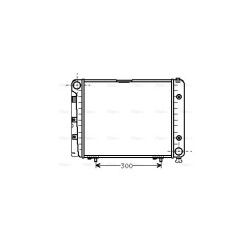 Radiator - Engine Cooling - AVA MSA2066