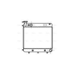 Radiator - Engine Cooling - AVA MSA2085