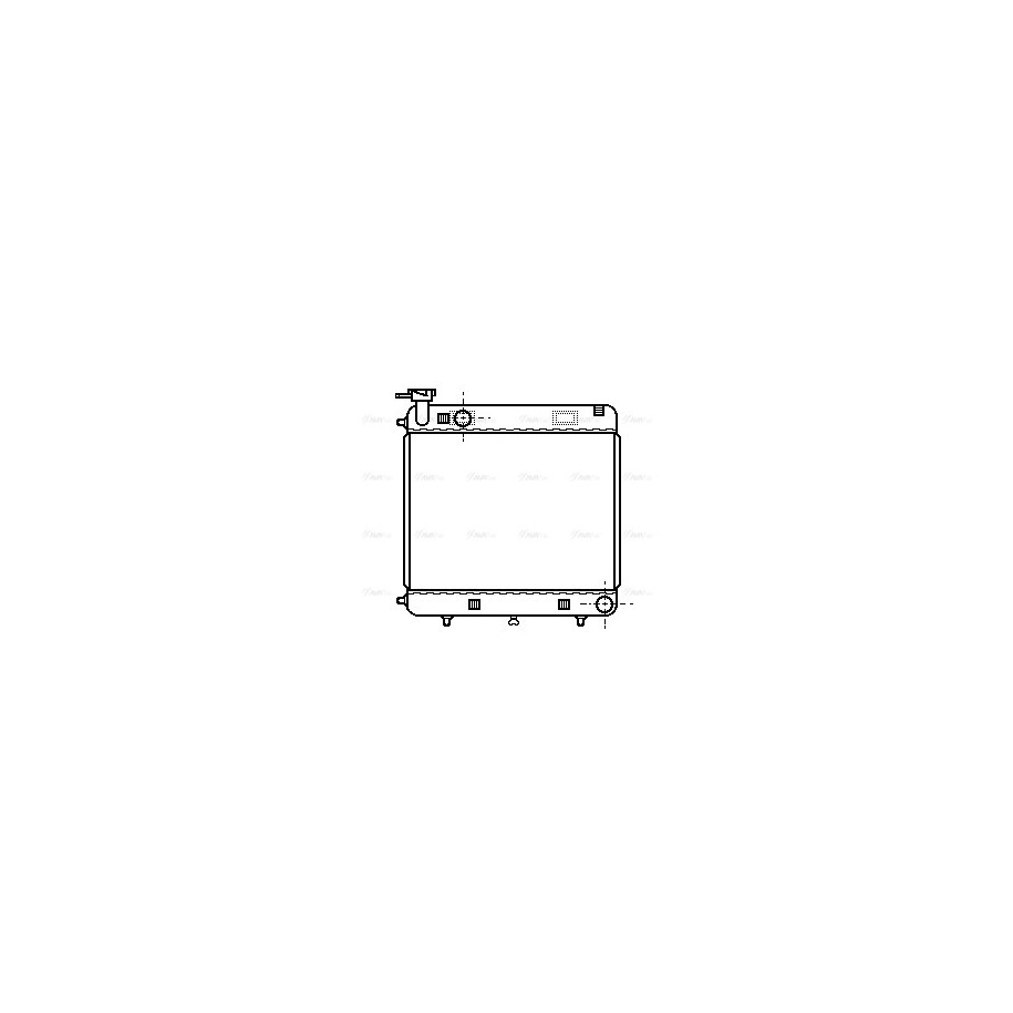 Radiator - Engine Cooling - AVA MSA2085