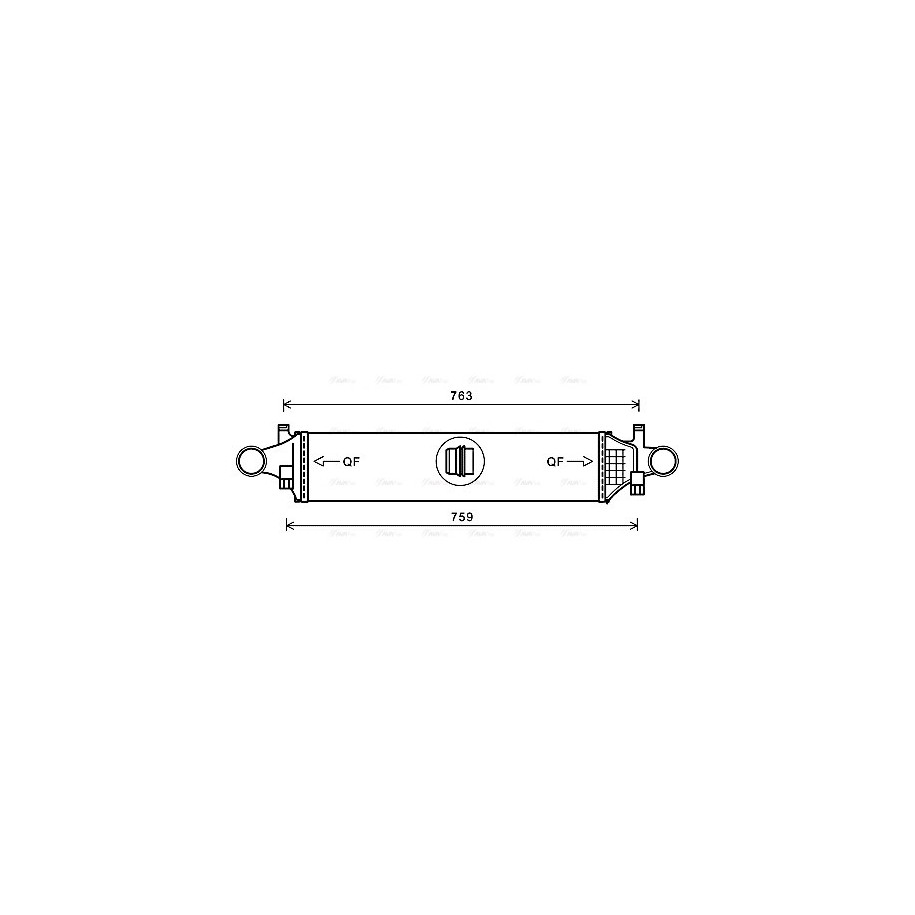 Intercooler - AVA MSA4658