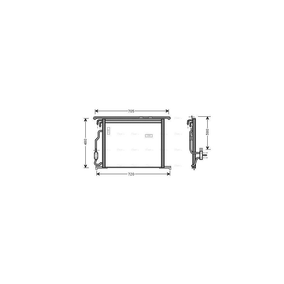 AC Condenser - AVA MSA5280