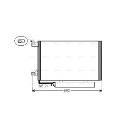 AC Condenser - AVA MSA5386D