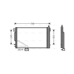 AC Condenser - AVA MSA5493D