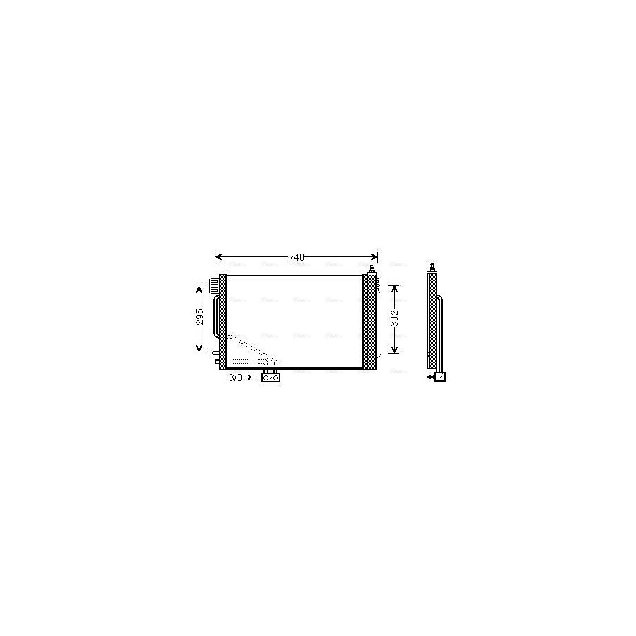 AC Condenser - AVA MSA5493D