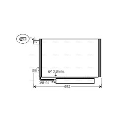 AC Condenser - AVA MSA5578D