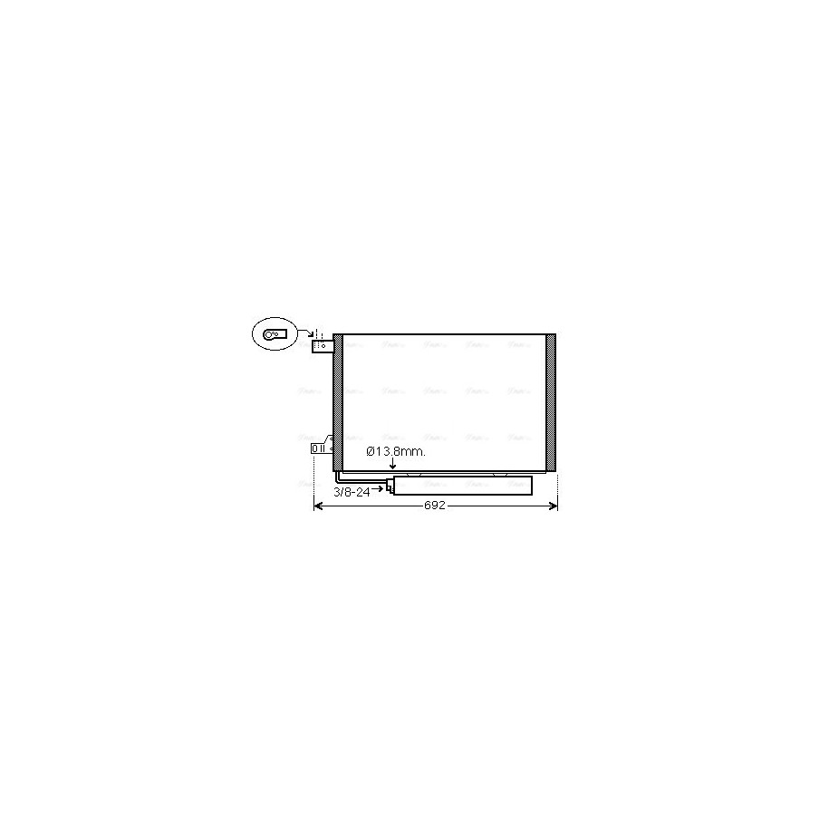 AC Condenser - AVA MSA5578D