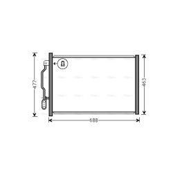AC Condenser - AVA MSA5605