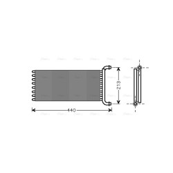 Heater Matrix - AVA MSA6399