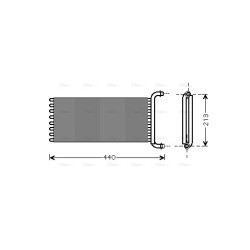 Heater Matrix - AVA MSA6441