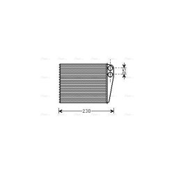 Heater Matrix - AVA MSA6465