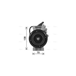 AC Compressor - AVA MSAK747