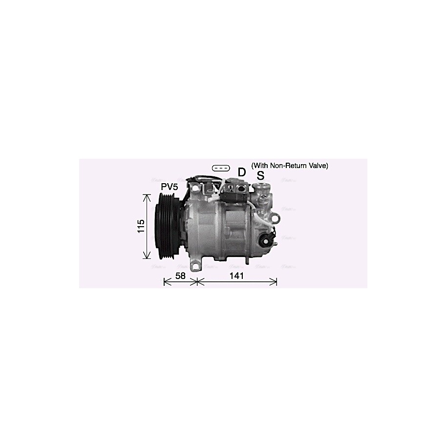 AC Compressor - AVA MSAK772