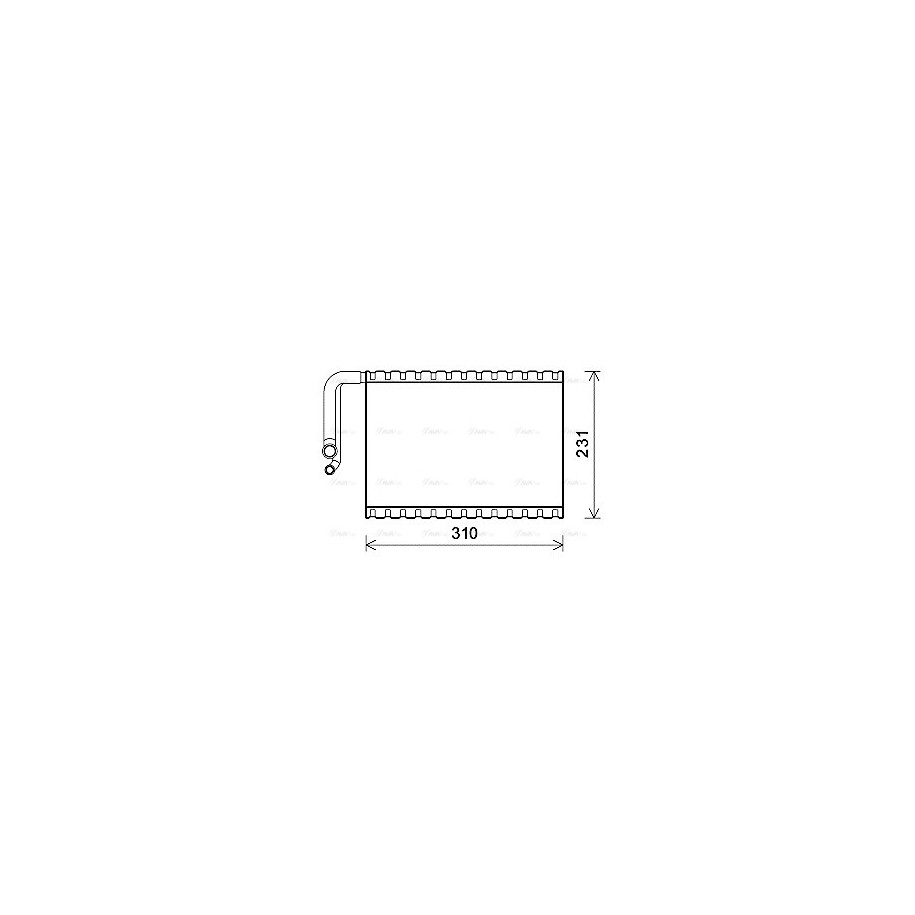 AC Evaporator - AVA MSV545