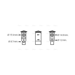 AC Expansion Valve - AVA MT1253