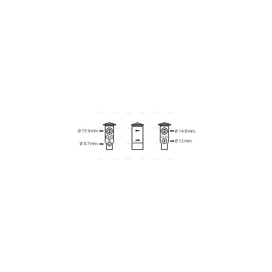 AC Expansion Valve - AVA MT1253