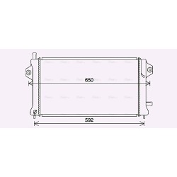 Radiator - Engine Cooling - AVA MT2270