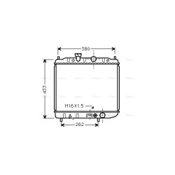 Radiator - Engine Cooling - AVA MTA2036
