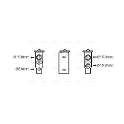 AC Expansion Valve - AVA MZ1257
