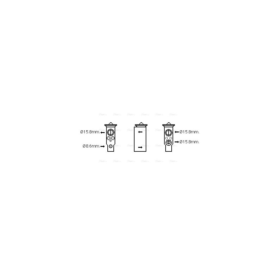 AC Expansion Valve - AVA MZ1257