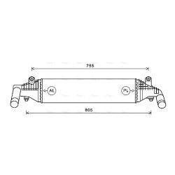 Intercooler - AVA MZ4267