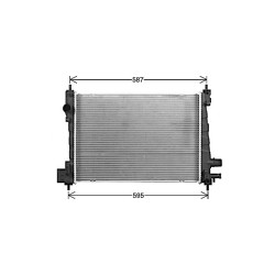 Radiator - Engine Cooling - AVA OL2706