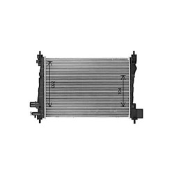 Radiator - Engine Cooling - AVA OL2706