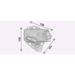 Engine Oil Cooler - AVA OL3705