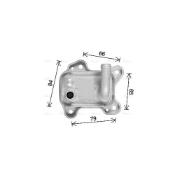 Engine Oil Cooler - AVA OL3715