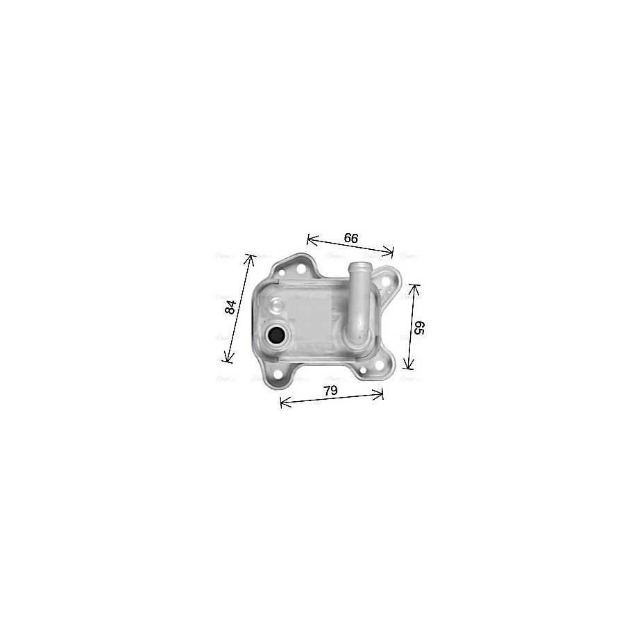 Engine Oil Cooler - AVA OL3715