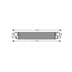 Intercooler - AVA OL4442