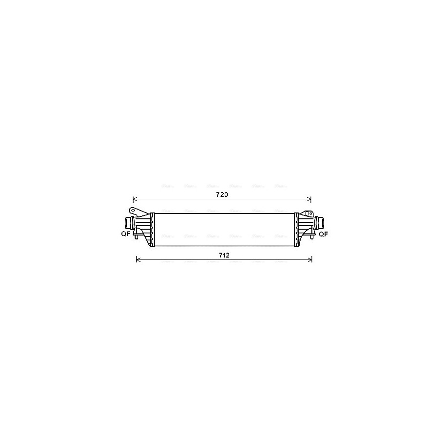 Intercooler - AVA OL4661