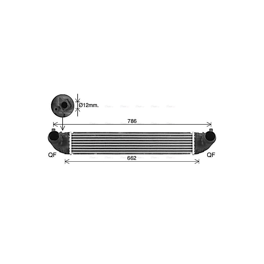 Intercooler - AVA OL4719